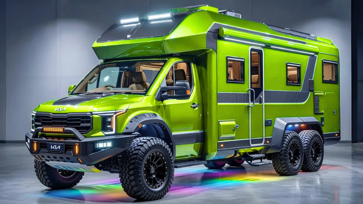 2026 Kia 6×6 Camper Van